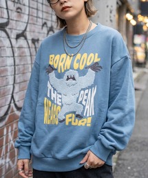 SlashDate（スラッシュデイト）の「【83】モンスターデザイン サガラ刺繍 裏毛 スウェット/メンズ/レディース/ユニセックス（スウェット）」