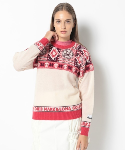 MARK & LONA（マークアンドロナ）の「Face Merino Sweater | WOMEN