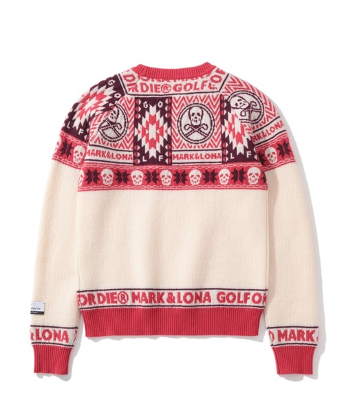 MARK & LONA(マークアンドロナ)の「Lonato Cashmere Knit(ニット/セーター・レディース・チャコール/ホワイト・36)」の12枚目の写真
