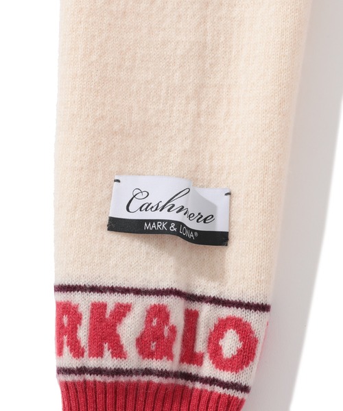 MARK & LONA(マークアンドロナ)の「Lonato Cashmere Knit(ニット/セーター・レディース・チャコール/ホワイト・36)」の9枚目の写真