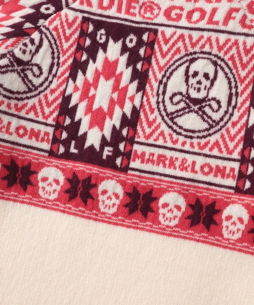 MARK & LONA(マークアンドロナ)の「Lonato Cashmere Knit(ニット/セーター・レディース・チャコール/ホワイト・36)」の10枚目の写真