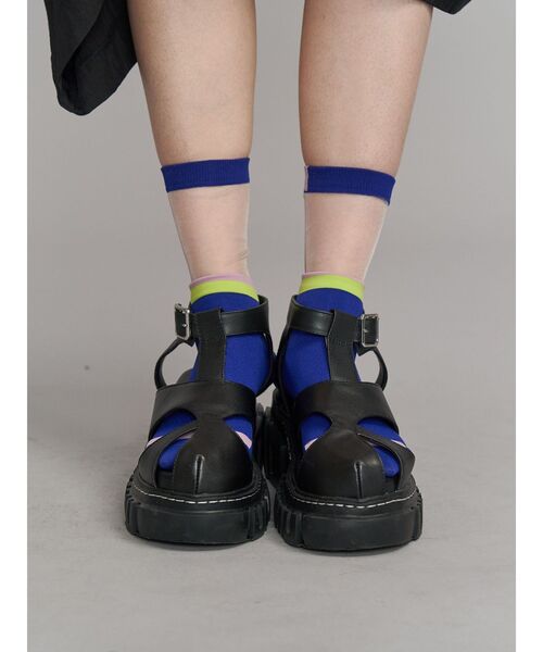 ♥アンスリード un3d.♥グルカサンダル ミックスカラー　38　大人気完売商品 ♥アンスリード un3d.♥グルカサンダル ミックスカラー 38 大人気完売