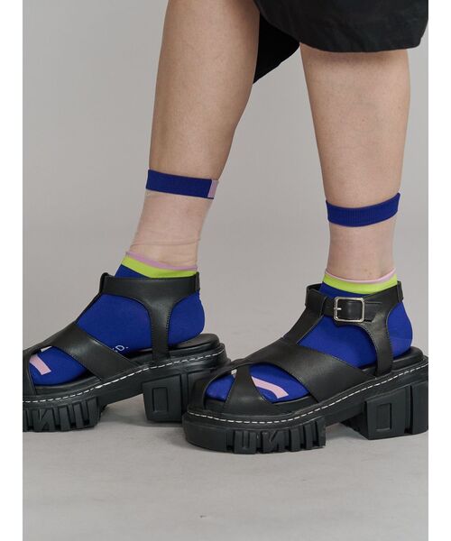 ♥アンスリード un3d.♥グルカサンダル ミックスカラー　38　大人気完売商品 ♥アンスリード un3d.♥グルカサンダル ミックスカラー 38 大人気完売商品