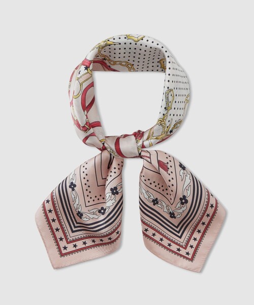 ANAYI（アナイ）の「ベルトモチーフプリントスカーフ（バンダナ/スカーフ・レディース・ピンク・FREE）」の8枚目の写真