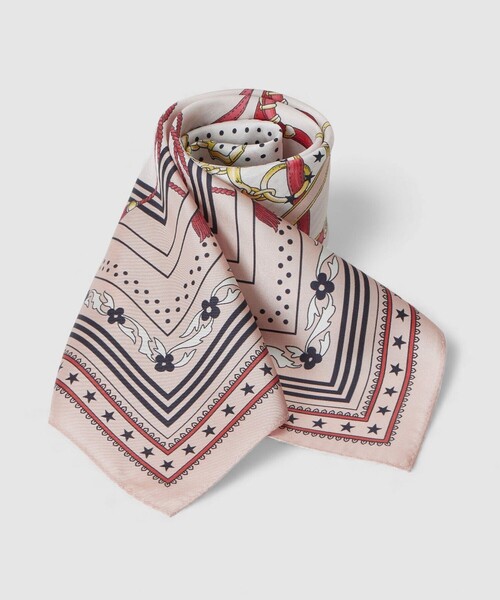 ANAYI（アナイ）の「ベルトモチーフプリントスカーフ（バンダナ/スカーフ・レディース・ピンク・FREE）」の9枚目の写真