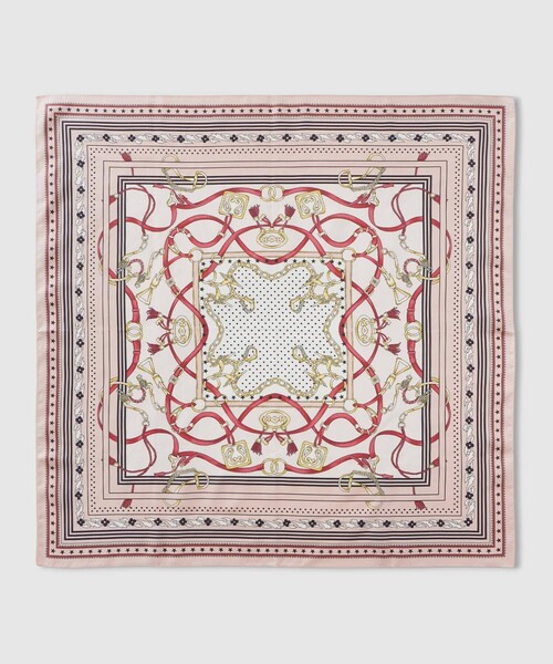 ANAYI（アナイ）の「ベルトモチーフプリントスカーフ（バンダナ/スカーフ・レディース・ピンク・FREE）」の10枚目の写真