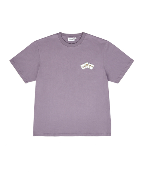 LORES(ロアス)の「Poker S/S Tee - Purple(Tシャツ/カットソー・レディース・その他・L/XL/M)」の1枚目の写真