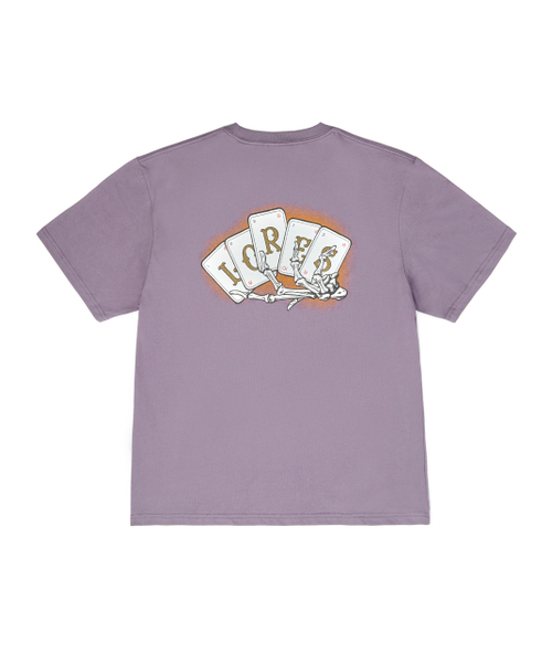 LORES(ロアス)の「Poker S/S Tee - Purple(Tシャツ/カットソー・レディース・その他・L/XL/M)」の2枚目の写真
