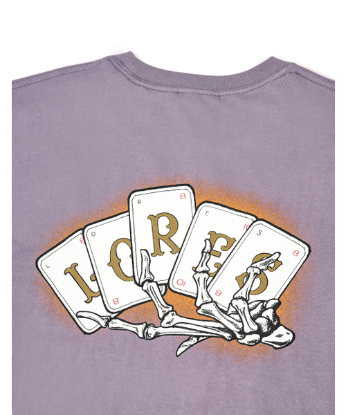LORES(ロアス)の「Poker S/S Tee - Purple(Tシャツ/カットソー・レディース・その他・L/XL/M)」の4枚目の写真