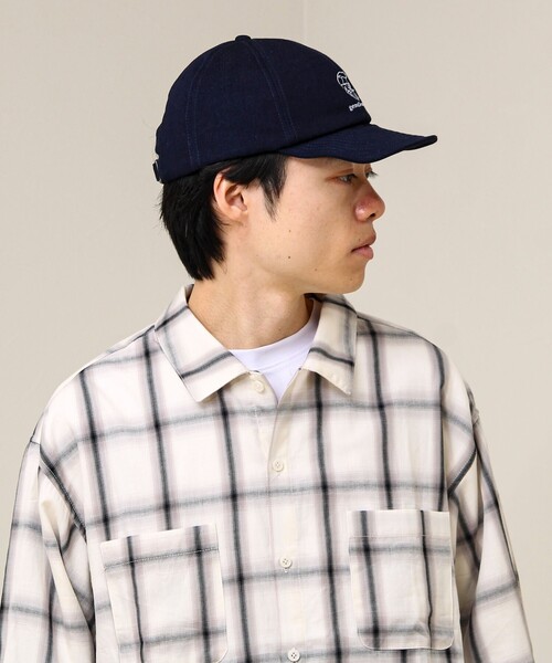 GLOSTER（グロスター）の「【前後で楽しむ刺繍デザイン】BARBERキャップ（キャップ・メンズ・インディゴブルー/ブラック・FREE）」の14枚目の写真