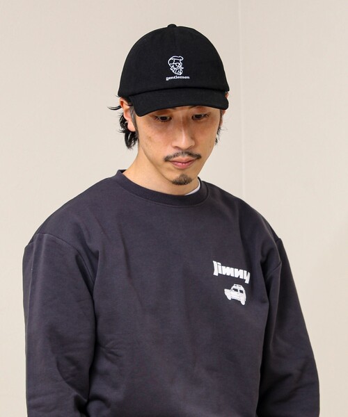 GLOSTER（グロスター）の「【前後で楽しむ刺繍デザイン】BARBERキャップ（キャップ・メンズ・インディゴブルー/ブラック・FREE）」の16枚目の写真