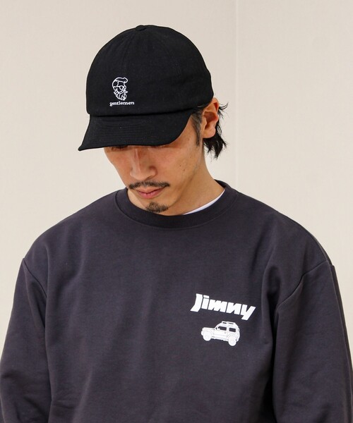 GLOSTER（グロスター）の「【前後で楽しむ刺繍デザイン】BARBERキャップ（キャップ・メンズ・インディゴブルー/ブラック・FREE）」の17枚目の写真
