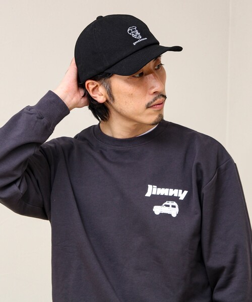 GLOSTER（グロスター）の「【前後で楽しむ刺繍デザイン】BARBERキャップ（キャップ・メンズ・インディゴブルー/ブラック・FREE）」の18枚目の写真