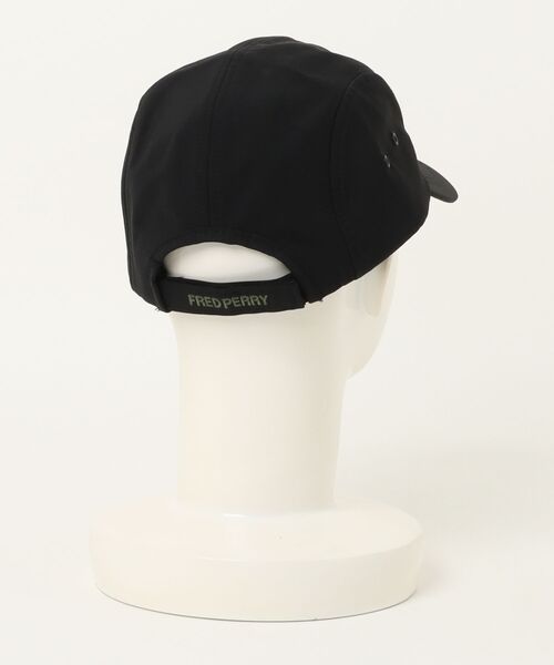 FRED PERRY（フレッドペリー）の「5 Panel Ripstop Cap／5パネルリップストップキャップ（キャップ・メンズ・ブラック/ダークカーキ・ONE SIZE）」の11枚目の写真