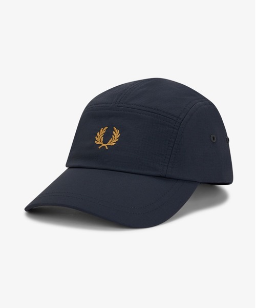 FRED PERRY(フレッドペリー)の「5 Panel Ripstop Cap/5パネルリップストップキャップ(キャップ・メンズ・ブラック/ダークカーキ/ネイビー/カーキ・ONE SIZE)」の4枚目の写真