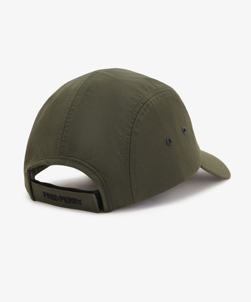 FRED PERRY（フレッドペリー）の「5 Panel Ripstop Cap／5パネルリップストップキャップ（キャップ・メンズ・ブラック/ダークカーキ・ONE SIZE）」の10枚目の写真