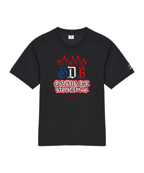 GRAIN DE BEAUTE（グランデボーテ）の「ORIGINAL 1992 T-SHIRT 02 [BLACK]（Tシャツ/カットソー・レディース・ブラック・S/M/L/XL）」の2枚目の写真