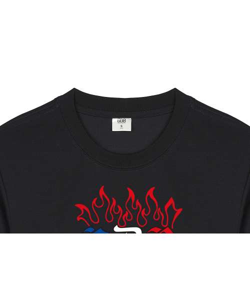 GRAIN DE BEAUTE（グランデボーテ）の「ORIGINAL 1992 T-SHIRT 02 [BLACK]（Tシャツ/カットソー・レディース・ブラック・S/M/L/XL）」の4枚目の写真