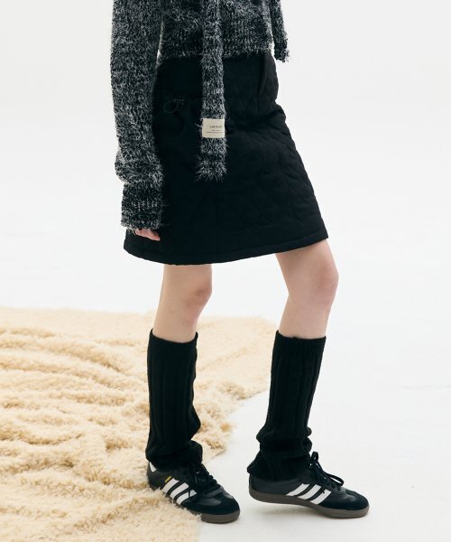 LARTIGENT(ラーティゼン)の「LX QUILTING SKIRT(BLACK)(スカート・レディース・その他・M)」の4枚目の写真