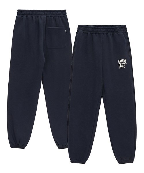 URBANAGE（アーバンエイジ）の「ロゴポイントジョガーパンツネイビー（スウェットパンツ・レディース・その他・MEDIUM/LARGE/X-LARGE）」の4枚目の写真