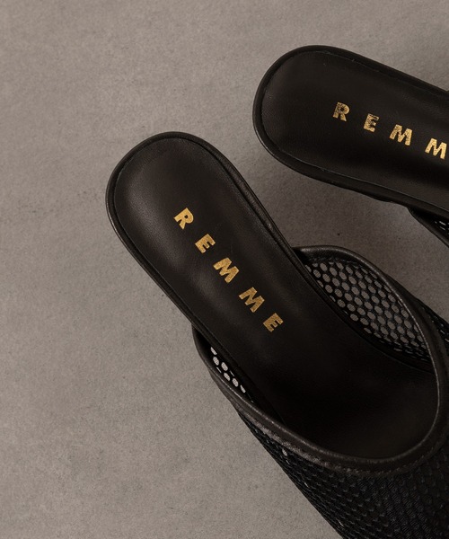 REMME(レメ)の「【REMME】メッシュレザーサンダル ZH-26S023-ME(サンダル・レディース・ブラック/シルバー・38/36/37/39)」の14枚目の写真