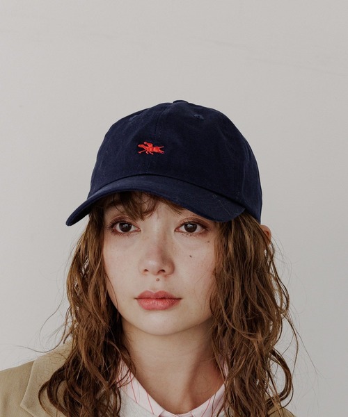 POLO CHAMPS（ポロチャンプス）の「【POLO CHAMPS(ポロチャンプス)】ロゴ刺繍キャップ（キャップ・レディース・ブラウン/ベージュ/ネイビー・FREE）」の3枚目の写真