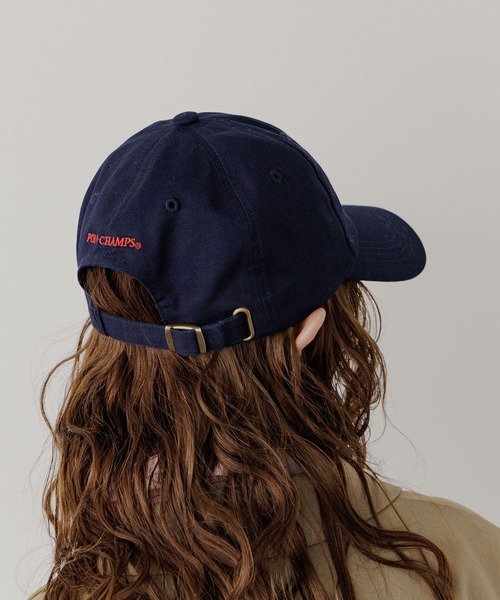 POLO CHAMPS（ポロチャンプス）の「【POLO CHAMPS(ポロチャンプス)】ロゴ刺繍キャップ（キャップ・レディース・ブラウン/ベージュ/ネイビー・FREE）」の9枚目の写真