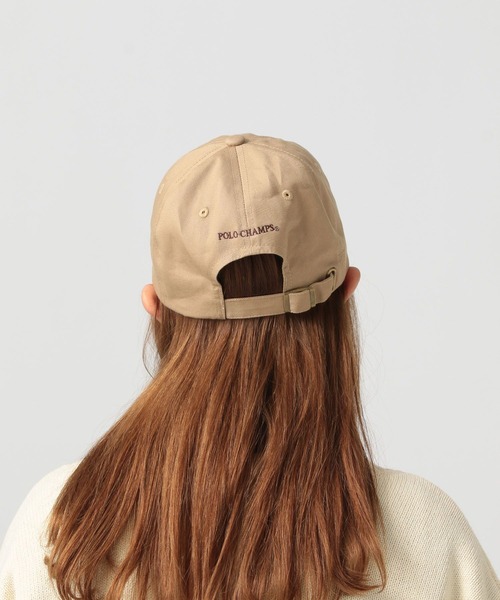 POLO CHAMPS（ポロチャンプス）の「【POLO CHAMPS(ポロチャンプス)】ロゴ刺繍キャップ（キャップ・レディース・ブラウン/ベージュ/ネイビー・FREE）」の11枚目の写真
