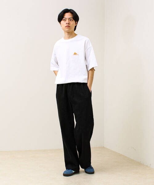 KELTY(ケルティ)の「【KELTY×GLOSTER】別注 バックロゴプリントT(Tシャツ/カットソー・メンズ・グレイッシュベージュ/ブラック/杢グレー/オフホワイト/チャコールグレー/ネイビー・S/M/L)」の15枚目の写真
