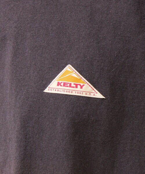 KELTY(ケルティ)の「【KELTY×GLOSTER】別注 バックロゴプリントT(Tシャツ/カットソー・メンズ・グレイッシュベージュ/ブラック/杢グレー/オフホワイト/チャコールグレー/ネイビー・S/M/L)」の21枚目の写真