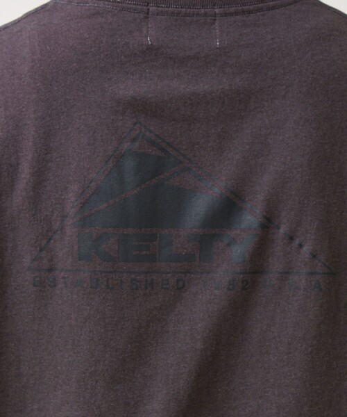 KELTY(ケルティ)の「【KELTY×GLOSTER】別注 バックロゴプリントT(Tシャツ/カットソー・メンズ・グレイッシュベージュ/ブラック/杢グレー/オフホワイト/チャコールグレー/ネイビー・S/M/L)」の22枚目の写真
