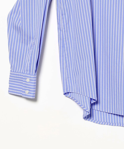 Ray BEAMS（レイビームス）の「ストライプ ビッグ シャツ（シャツ/ブラウス・レディース・ブルー/ピンク/ベージュ・ONE SIZE）」の6枚目の写真