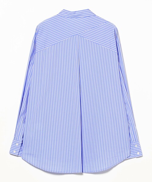 Ray BEAMS（レイビームス）の「ストライプ ビッグ シャツ（シャツ/ブラウス・レディース・ブルー/ピンク/ベージュ・ONE SIZE）」の7枚目の写真