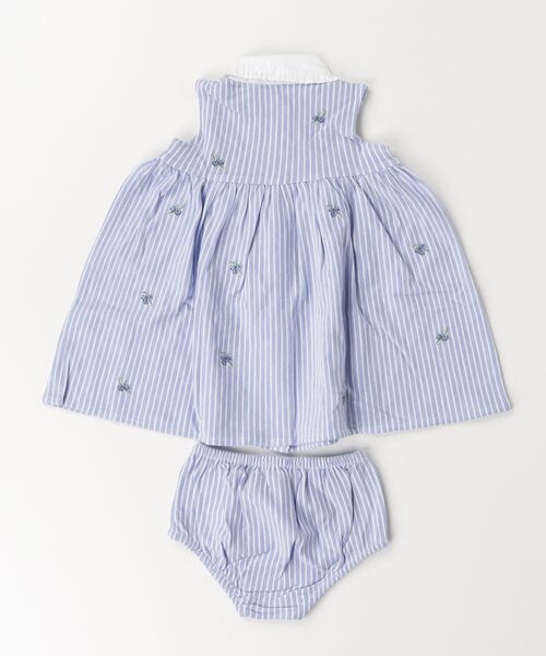 POLO RALPH LAUREN CHILDRENSWEAR(ポロ ラルフ ローレン チルドレンズウェア)の「ブルーベリー コットン メッシュ ドレス & ブルマー(その他ベビーウェア・キッズ・ブルー系3・24M/18M/12M)」の2枚目の写真