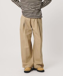 BEAUTY&YOUTH UNITED ARROWS | コットンチノ 2タック ワイドパンツ(チノパンツ)