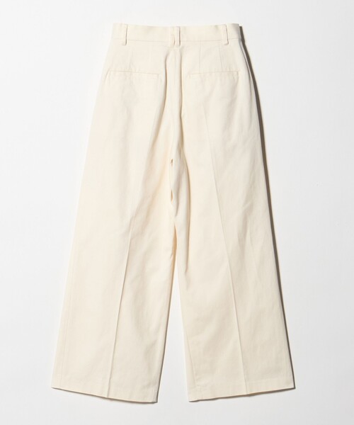 BEAUTY&YOUTH UNITED ARROWS（ビューティーアンドユースユナイテッドアローズ）の「コットンチノ 2タック ワイドパンツ（チノパンツ・レディース・ベージュ/オフホワイト・S/M/XS）」の21枚目の写真