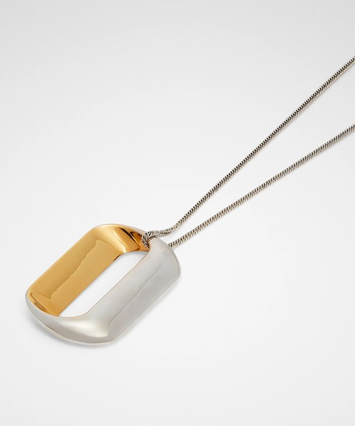 JIL SANDER（ジルサンダー）の「HW1 NECKLACE 3（ネックレス・レディース・シルバー×ゴールド・UNI）」の2枚目の写真
