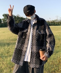 Ressaca（レサーカ）の「オーバーサイズチェック柄シャツジャケット（その他アウター）」