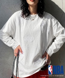 antiqua（アンティカ）の「NBA公式 ロゴ刺繍 ロンT（Tシャツ/カットソー）」