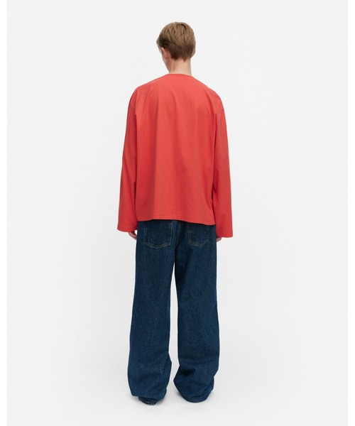marimekko(マリメッコ)の「【kioski】 Nippa Logo / shirt(Tシャツ/カットソー・レディース・レッド・SMALL/LARGE/X-SMALL/MEDIUM/X-LARGE)」の8枚目の写真