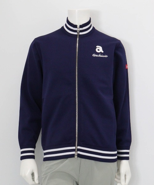 archivio(アルチビオ)の「<MENS>バック刺繍ニットブルゾン(ブルゾン・メンズ・レッド/ネイビー/ライトブルー/ホワイト・M/L)」の15枚目の写真