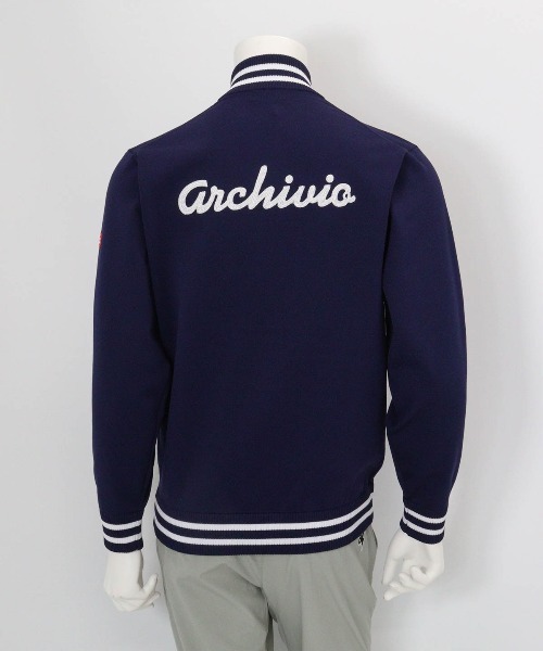archivio(アルチビオ)の「<MENS>バック刺繍ニットブルゾン(ブルゾン・メンズ・レッド/ネイビー/ライトブルー/ホワイト・M/L)」の16枚目の写真