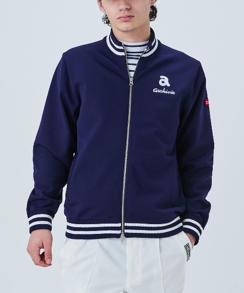archivio(アルチビオ)の「<MENS>バック刺繍ニットブルゾン(ブルゾン・メンズ・レッド/ネイビー/ライトブルー/ホワイト・M/L)」の20枚目の写真