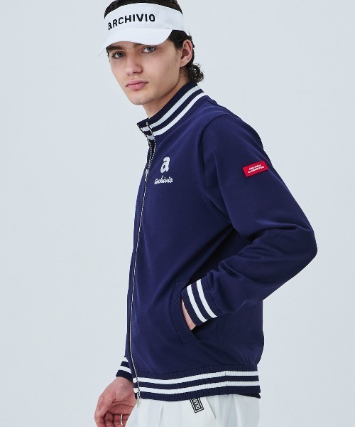 archivio(アルチビオ)の「<MENS>バック刺繍ニットブルゾン(ブルゾン・メンズ・レッド/ネイビー/ライトブルー/ホワイト・M/L)」の21枚目の写真