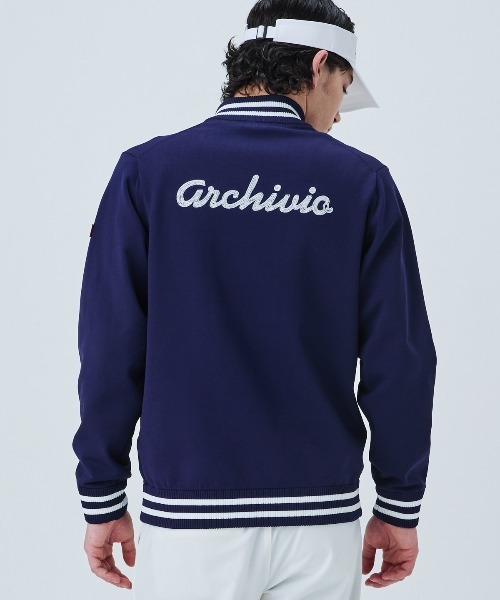 archivio(アルチビオ)の「<MENS>バック刺繍ニットブルゾン(ブルゾン・メンズ・レッド/ネイビー/ライトブルー/ホワイト・M/L)」の22枚目の写真