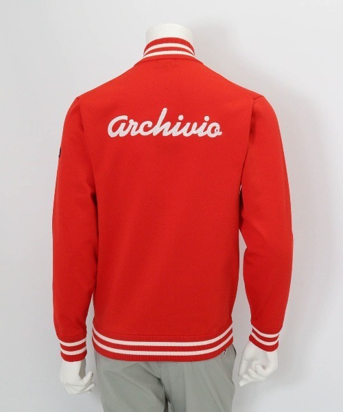 archivio(アルチビオ)の「<MENS>バック刺繍ニットブルゾン(ブルゾン・メンズ・レッド/ネイビー/ライトブルー/ホワイト・M/L)」の11枚目の写真