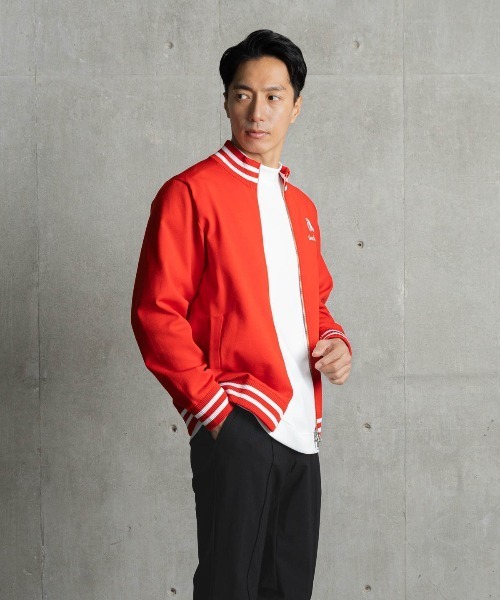 archivio(アルチビオ)の「<MENS>バック刺繍ニットブルゾン(ブルゾン・メンズ・レッド/ネイビー/ライトブルー/ホワイト・M/L)」の9枚目の写真