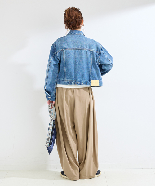 B.C STOCK(ベーセーストック)の「【WEB限定】ウォッシャブル / 梳毛調ボリュームイージーパンツ(その他パンツ・レディース・ピンク/ベージュ/ブラック・FREE)」の18枚目の写真