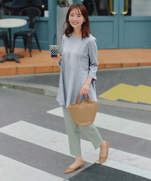 Tiaclasse(ティアクラッセ)の「【おのののかさん着用】とろみカラーテーパードパンツ(その他パンツ・レディース・ピンク/ラベンダー/ミント・L/M/S)」の7枚目の写真