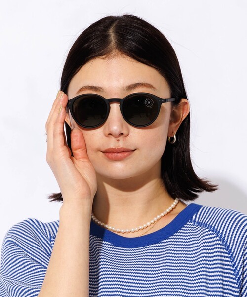 IZIPIZI（イジピジ）の「【IZIPIZI】偏光サングラス / ボストン / UVカット / #D（サングラス・レディース・ベージュ系その他/ブラック/ブラウン系その他・フリー）」の2枚目の写真